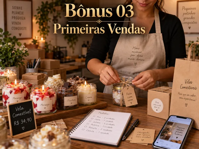 Capa do Bônus 03: Primeiras Vendas